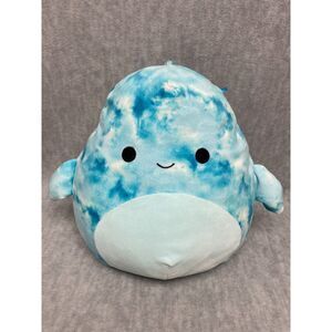 Squishmallows Danika the Blue Tye-Dye Dolphin‎ 12" Stuffed Plush